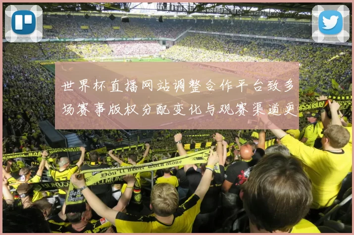 世界杯直播网站调整合作平台致多场赛事版权分配变化与观赛渠道更新