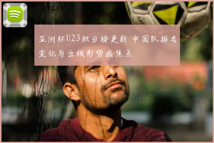 亚洲杯U23积分榜更新 中国队排名变化与出线形势成焦点